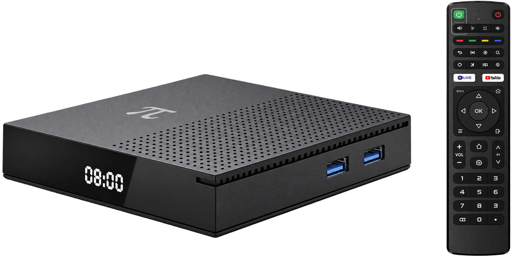 ACECONN PI 4K Linux STB with remote control